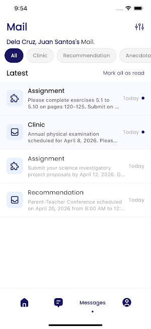 ICAS de Ayala Mobile app Screenshot 2