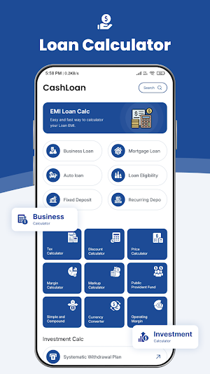CashLoan - EMI Loan Calculator Screenshot 0