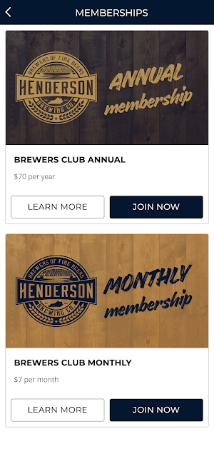 Henderson Brewing Company Screenshot 1