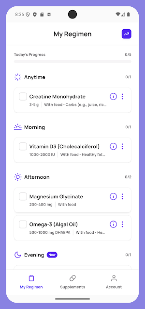 Supps - Supplement Tracker Screenshot 3