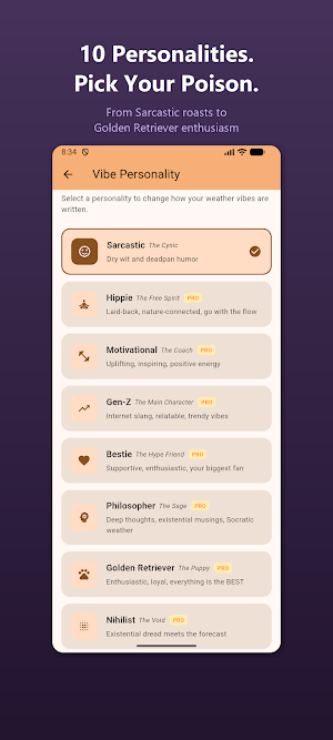 Vibe Weather: AI Forecasts Screenshot 1