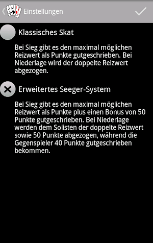 Skatabrechnung Screenshot 3