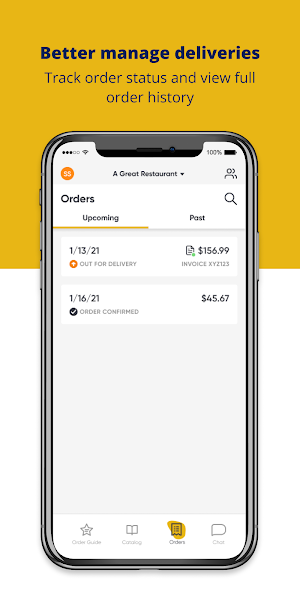 LAMM Food Service Screenshot 2