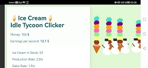 Ice Cream Idle Tycoon Clicker Screenshot 3