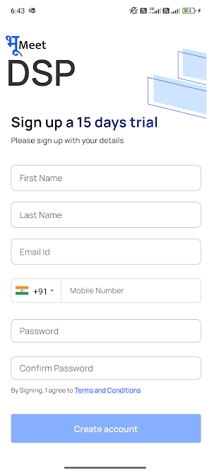 BhuMeet DSP Screenshot 1