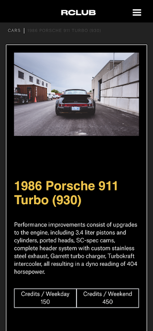 RCLUB Screenshot 1