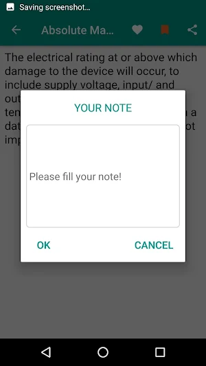 Electronics Dictionary Screenshot 3