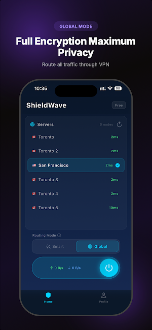 ShieldWave VPN Screenshot 2