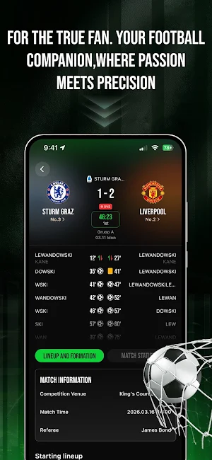 GOAT Football - Live Scores Screenshot 0