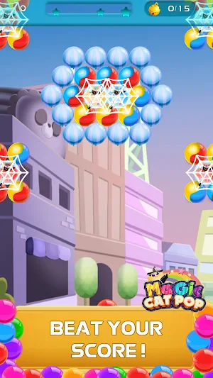 Magic Cat Pop: Bubble Shooter Screenshot 1