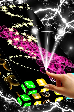 Neon Bubble Live Wallpaper screenshot 2