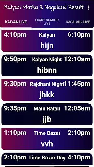 Kalyan matka & Lottery sambad live Screenshot 3