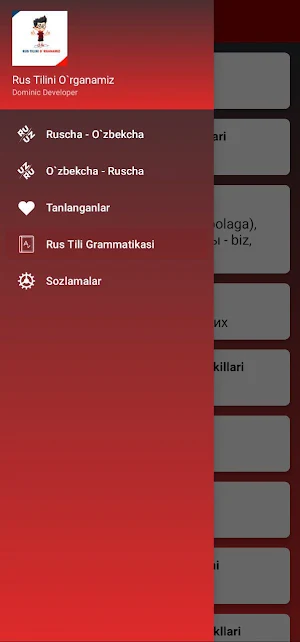 Rus Tilini O`rganamiz Screenshot 1