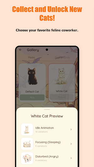 Gamu Neko Pomodoro Focus Timer Screenshot 1
