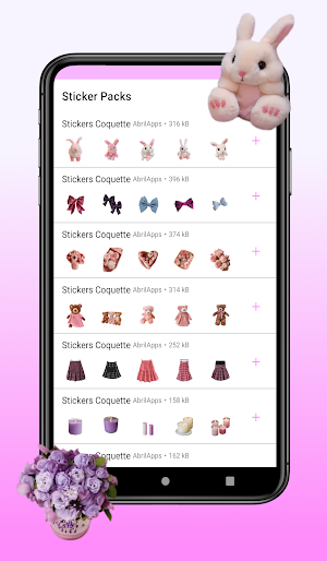 Sticker Coquette WAStickerApps Screenshot 0