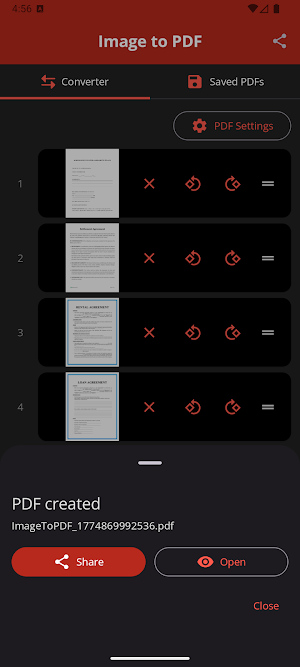 Image to PDF Converter Screenshot 2