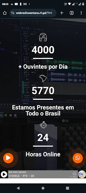 Web Rádio Santana Screenshot 1
