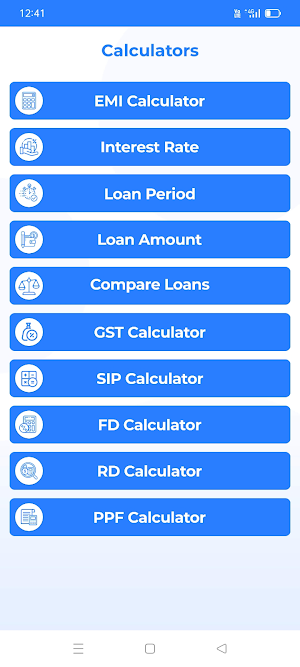 Loan Speedy EMI Calculator Screenshot 1