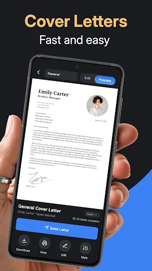 Cover Letter Maker - Get Hired Screenshot 0