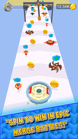 Spin Runner: Merge Battle Screenshot 1