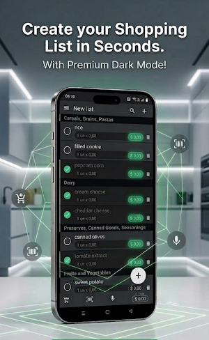 Grocery List - StockListX Screenshot 0