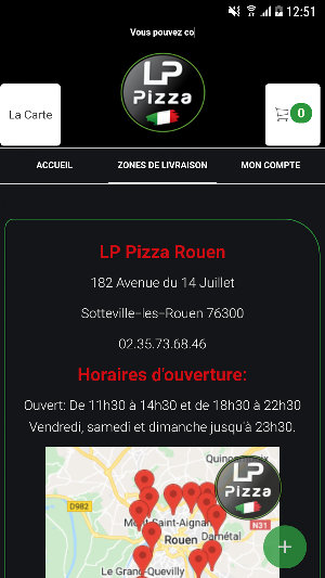 LP Pizza Rouen Screenshot 3