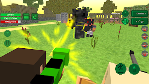 Pixel Shooting Blocky Island Screenshot 2