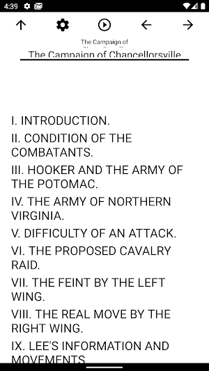 Book, The Campaign of Chancell Screenshot 0