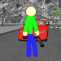 Stickman Mad Rope Superhero