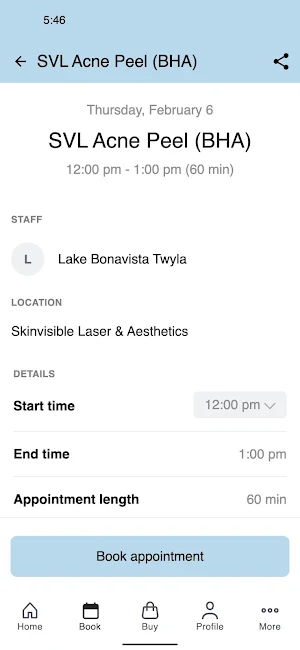Skinvisible Laser & Aesthetics Screenshot 2