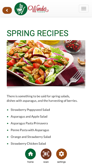 Wonder Foods Screenshot 1
