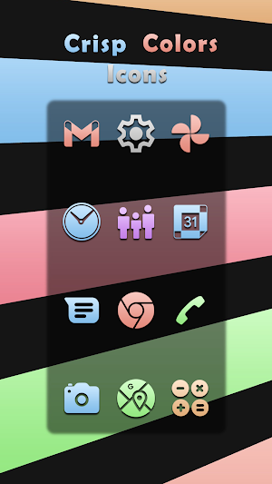 Crisp Colors Icons Screenshot 0