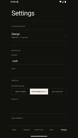 Cadence — AI Training Journal Screenshot 3