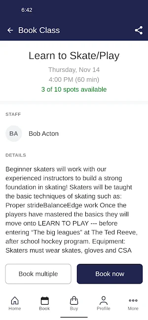 Bob Acton Sports Screenshot 2