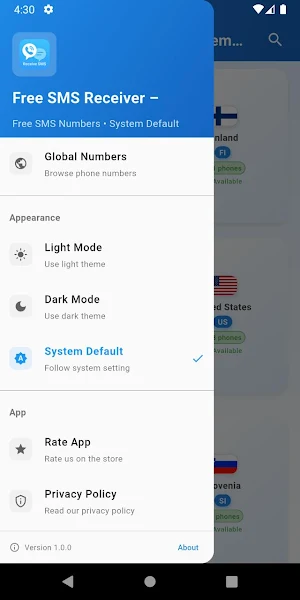 SMS Receiver – Temp Phone Screenshot 2