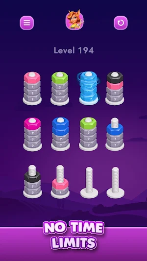 Nut Sort: Color Sorting Puzzle Screenshot 3