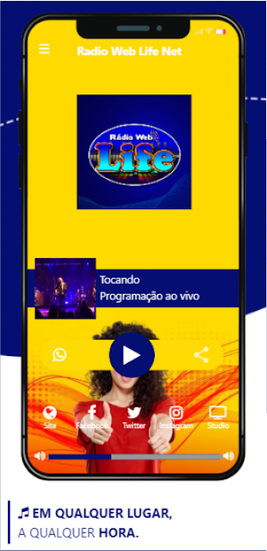 Radio Web Life.Net Screenshot 1