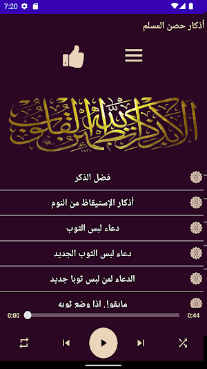 أدعية واذكار حصن المسلم Screenshot 2