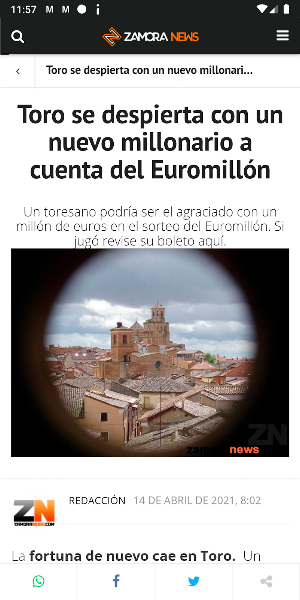 Zamora News Screenshot 0