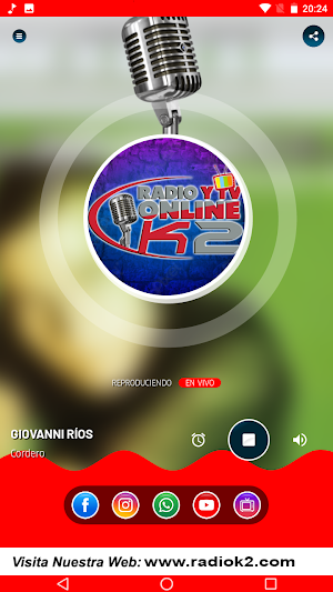 K2 Radio y Tv online Screenshot 2