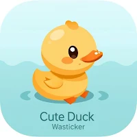 Cute Duck WASticker