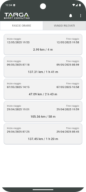 Targa Smart Commuting Screenshot 2