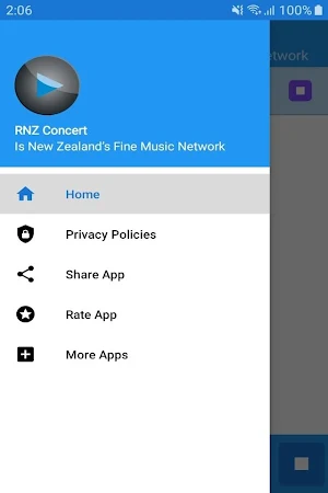 RNZ Concert Radio App Screenshot 1