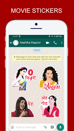 Hindi Movies Stickers For Whatsapp Screenshot 1