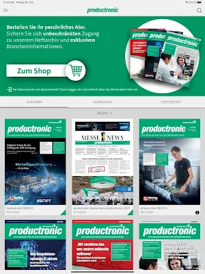 productronic eMagazin Screenshot 0