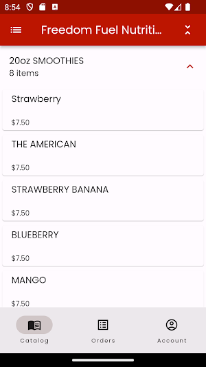 Freedom Fuel Nutrition Screenshot 0
