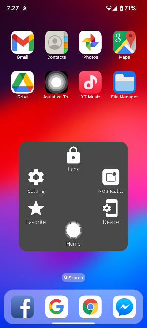 Assistive Touch, Home Button Screenshot 0
