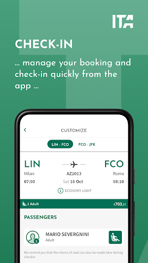 ITA Airways Screenshot 3