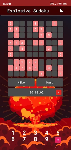 Explosive Sudoku Screenshot 0