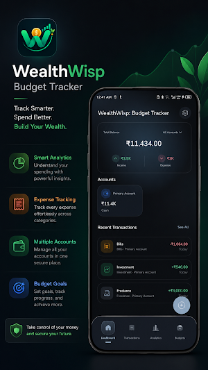 WealthWisp - Budget Tracker Screenshot 0
